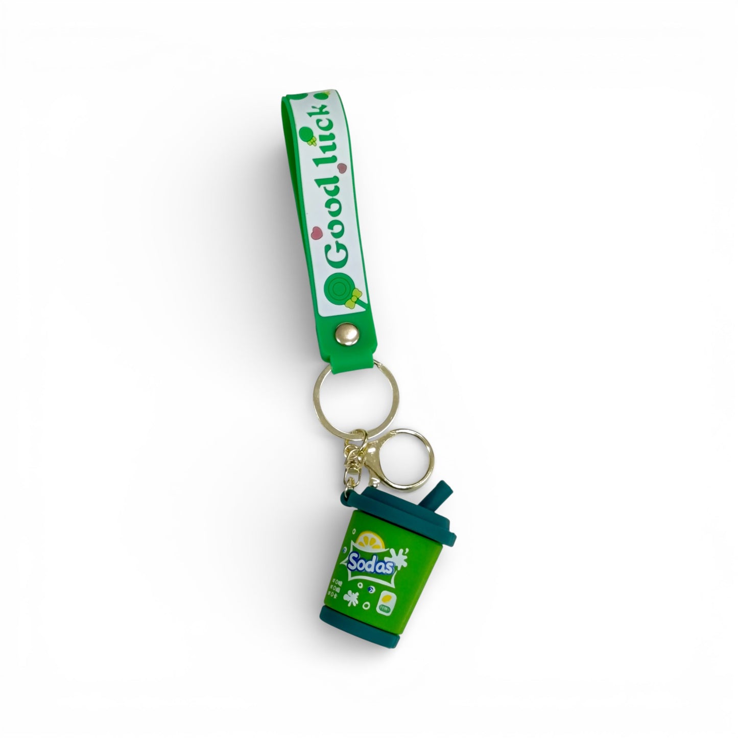 Soda Keychain Green