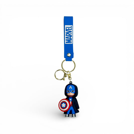 Superhero Keychain Blue