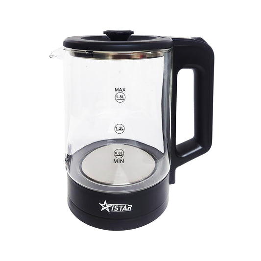 IStar Glass Kettle Black