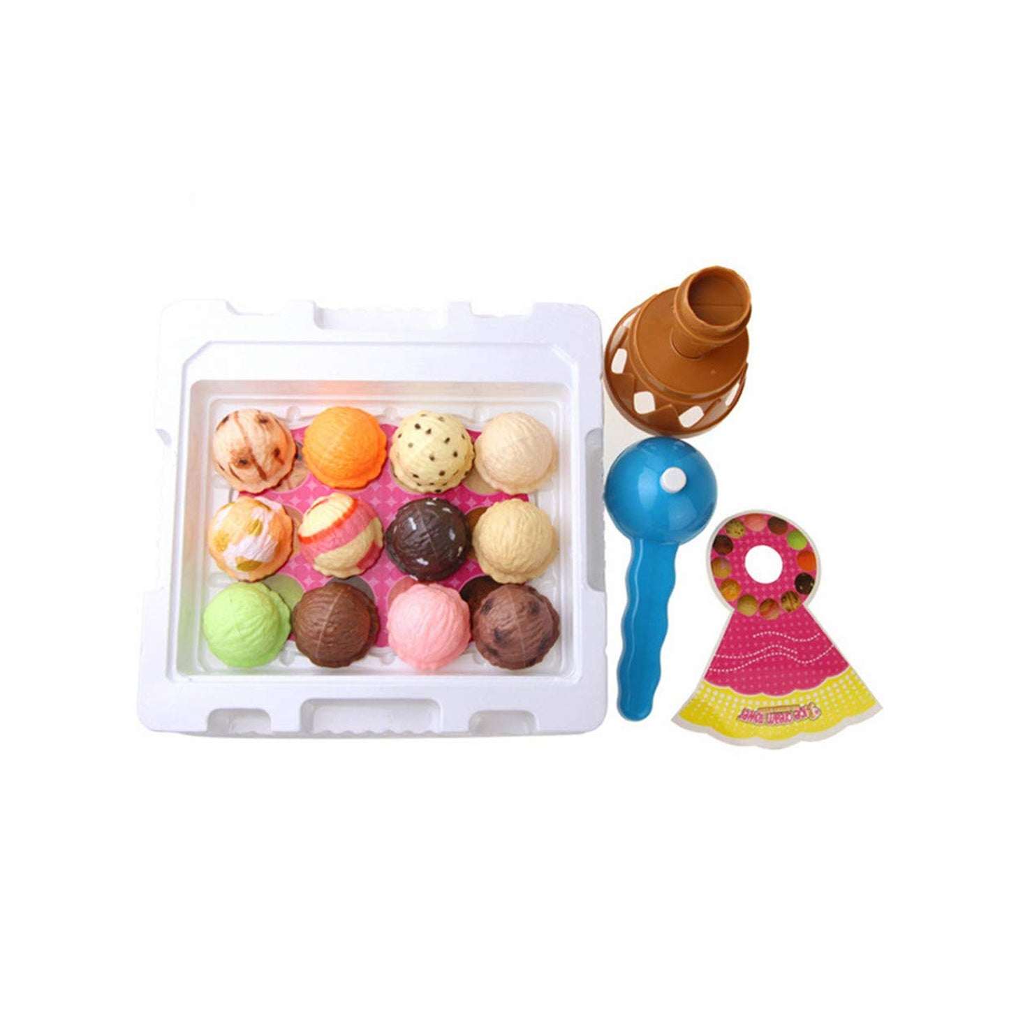 Ice Cream Stacking Toy Multicoloured