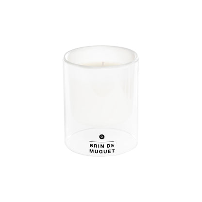 Atmosphera 220g Ilan Lily of the Valley Scented Candle White