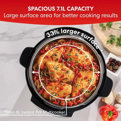Instant Pot XL Wide Pressure Cooker Black