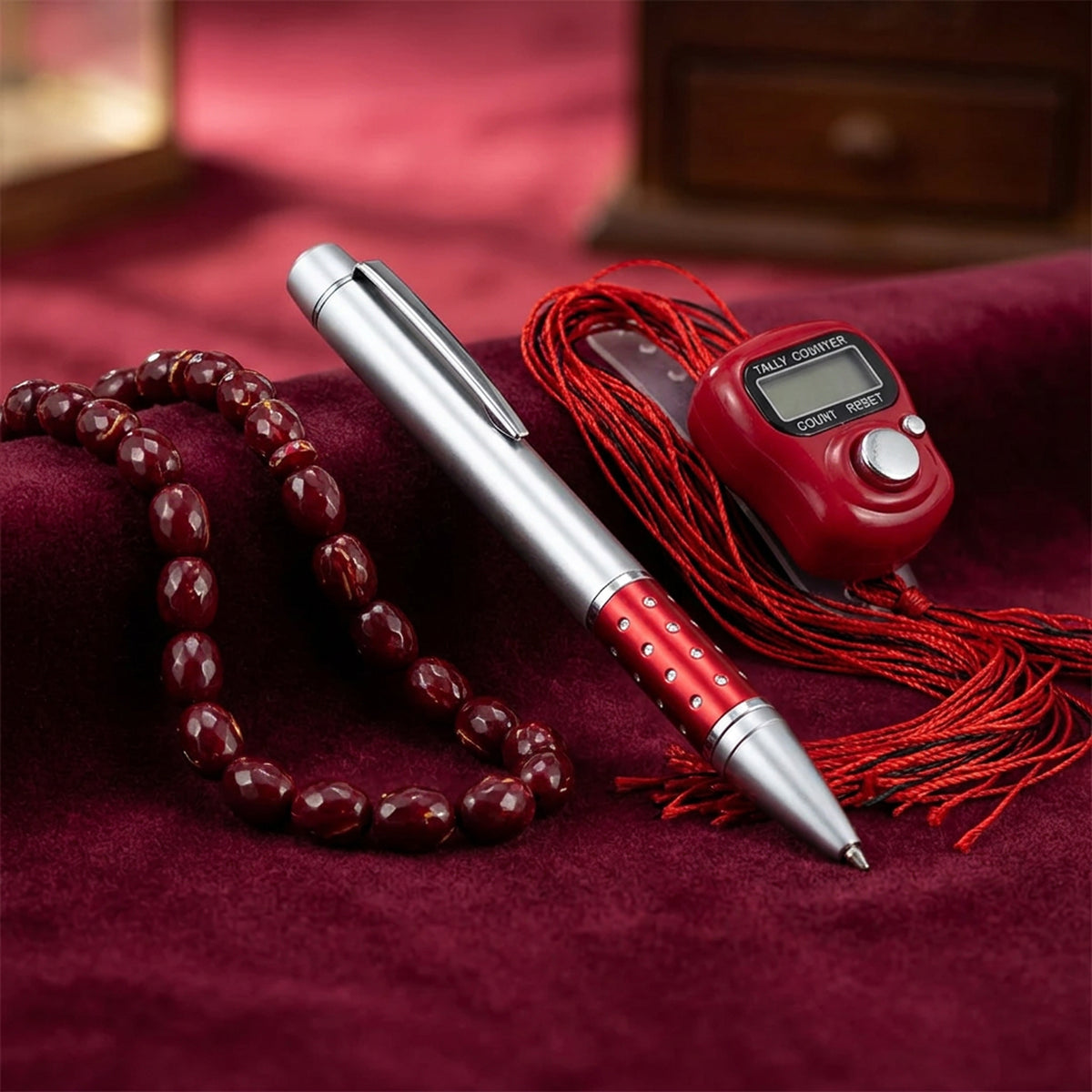 Islamic Prayer Set Red