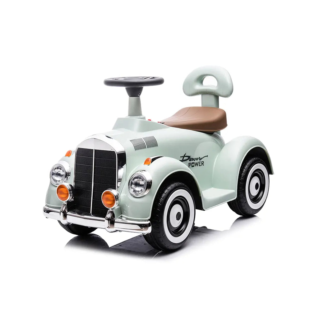 Retro Classic Kids Electric Ride-On Car - J9666
