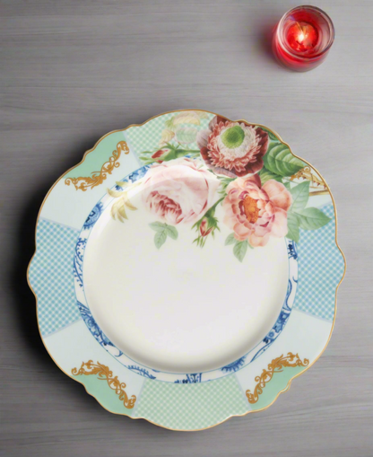 Jenna Clifford Italian Rose 28cm Dinner Plate - White