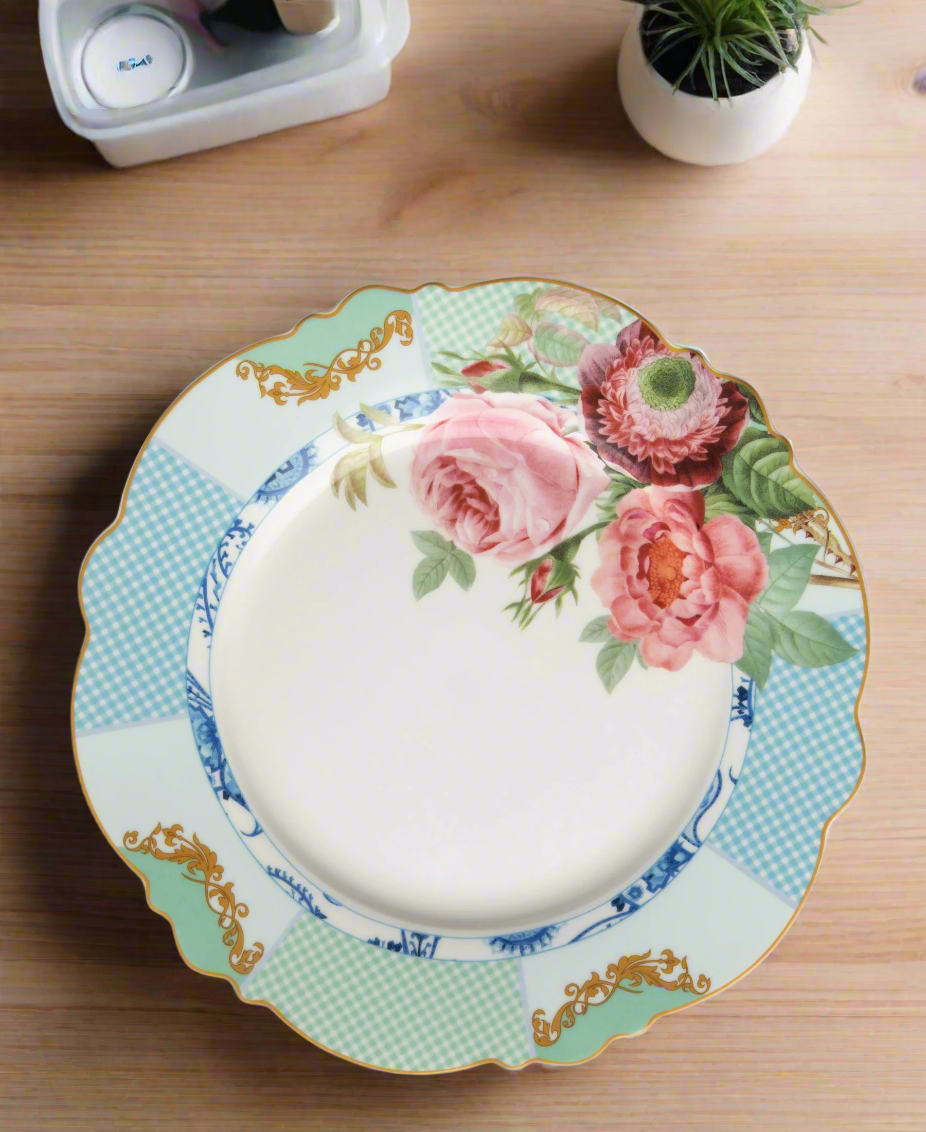 Jenna Clifford Italian Rose 30.5cm Charger - White