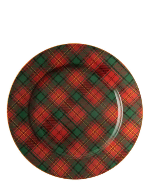 Jenna Clifford Tartan Charger - Red