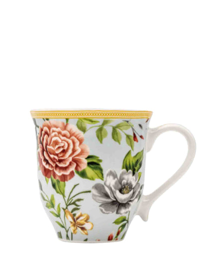 Jenna Clifford 300ml Botanica Rose Mug - White