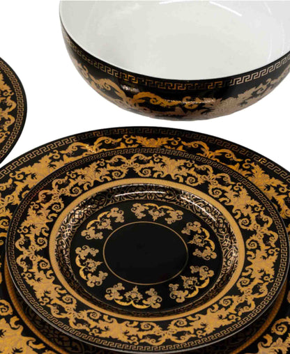 Jenna Clifford Grandeur Charger - Gold & Black