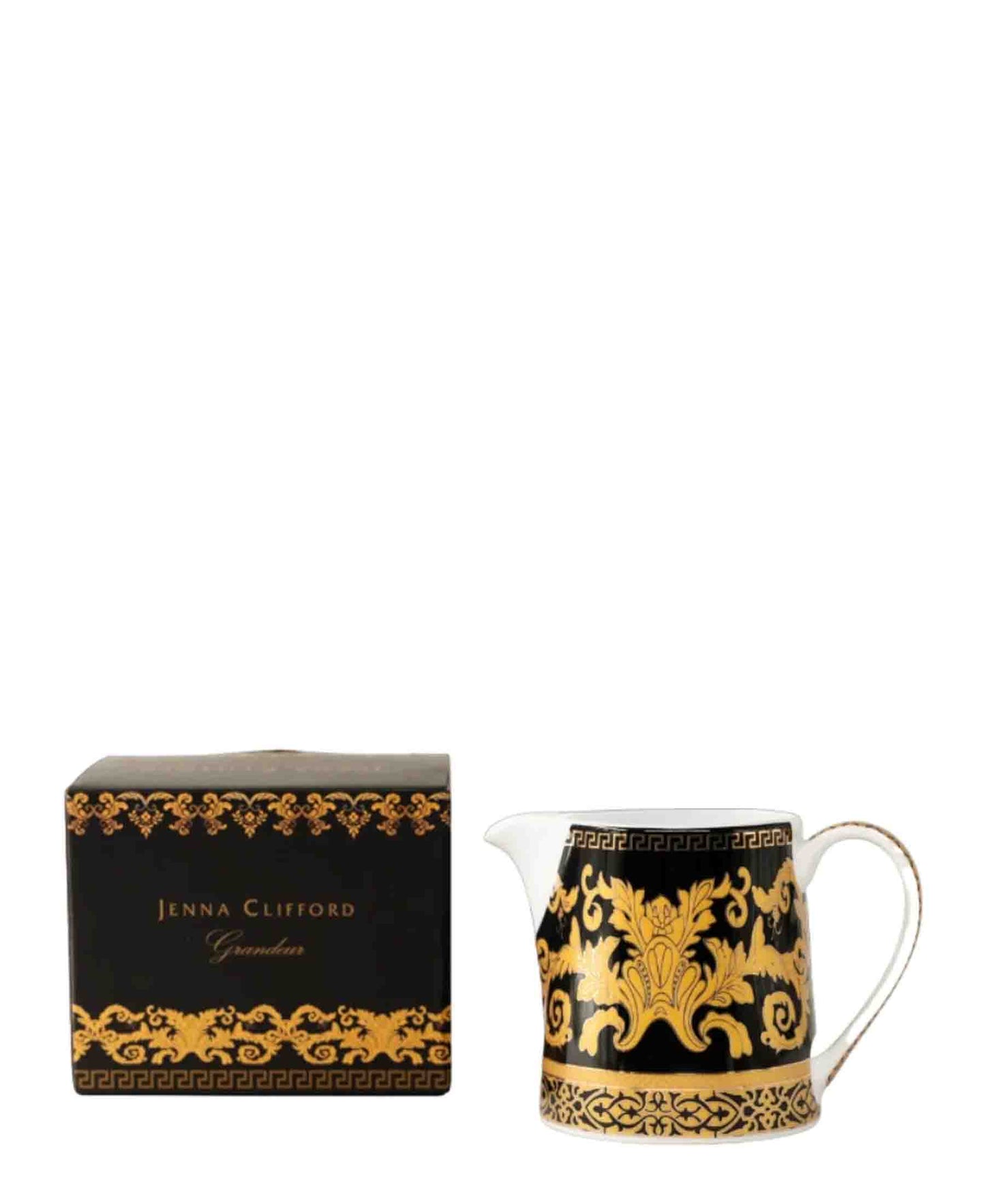 Jenna Clifford Grandeur Creamer - Black & Gold