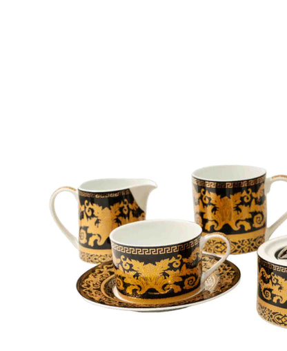 Jenna Clifford Grandeur Creamer - Black & Gold
