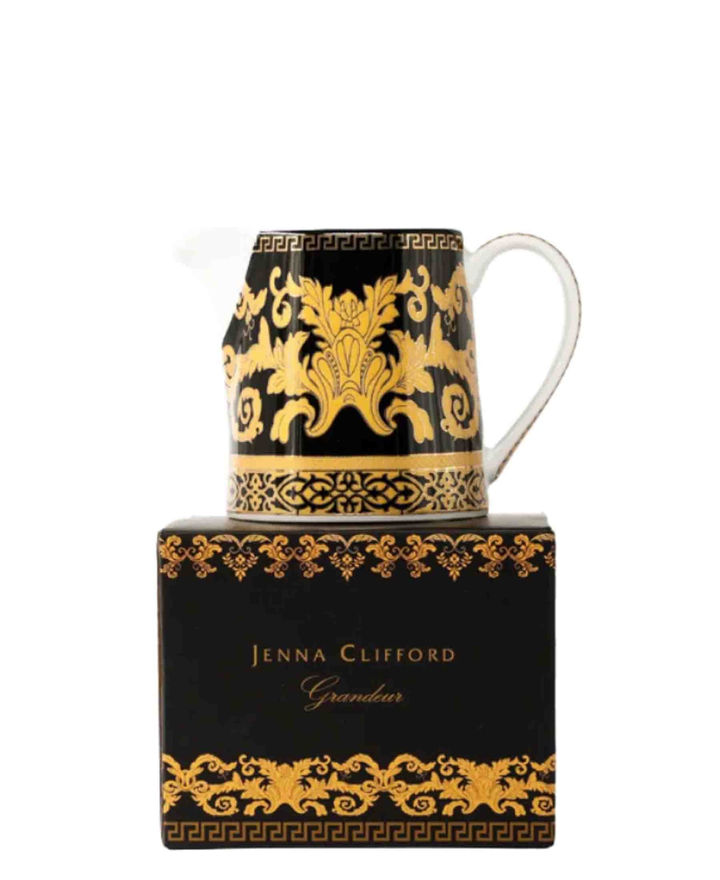 Jenna Clifford Grandeur Creamer - Black & Gold