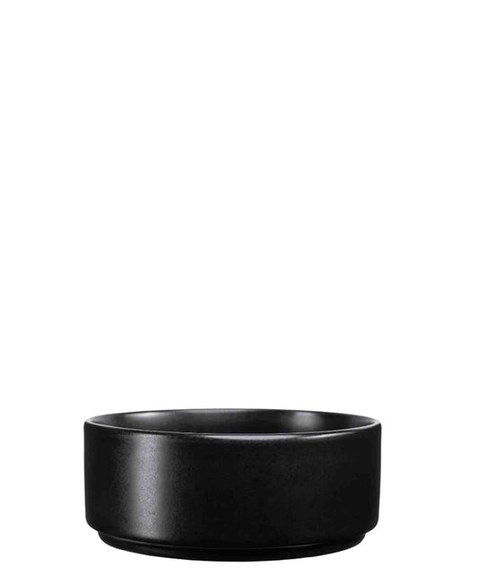 Jenna Clifford Flat Stackable Salad Bowl - Black