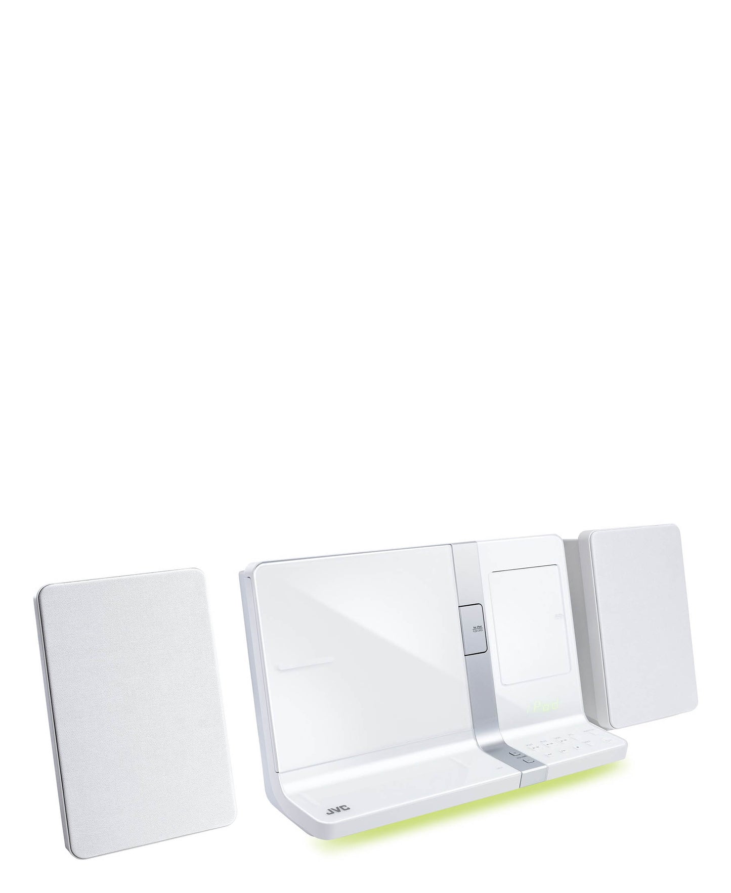 JVC CD/ Micro/ iPod/ iPad System - White