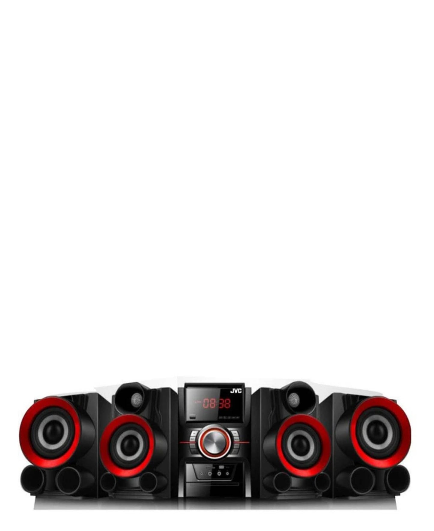 JVC Mini DVD HIFI System - Black & Red