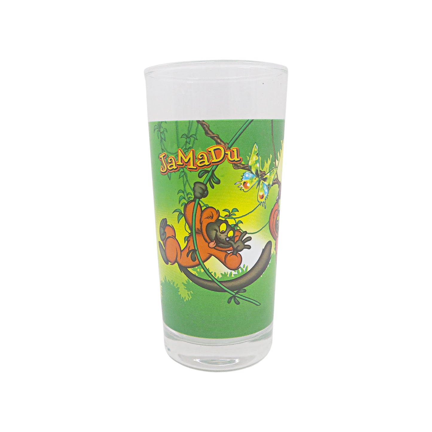 Kitchen Life 266ml Jamadu Glass Tumber Clear & Green