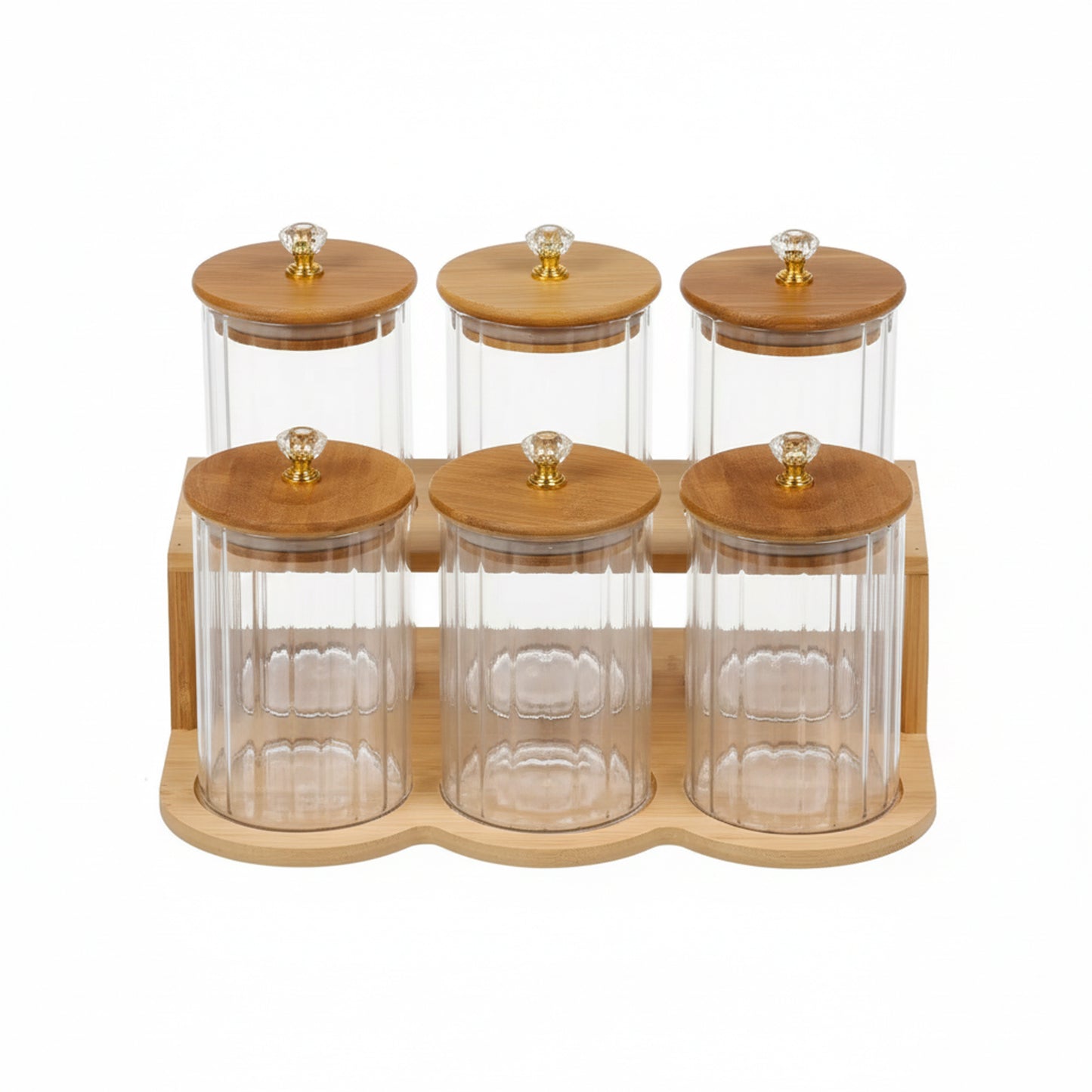 7 Piece Canister Set Clear