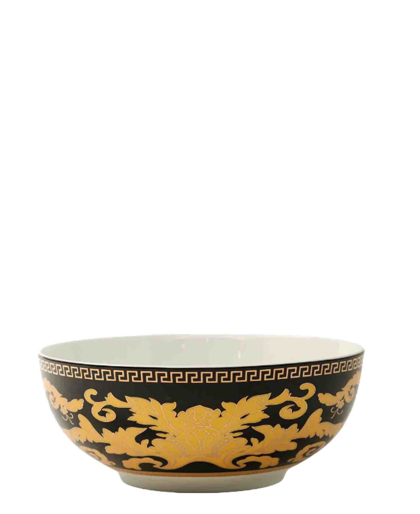 Jenna Clifford 4 Piece Grandeur Cereal Bowl Set - Black & Gold