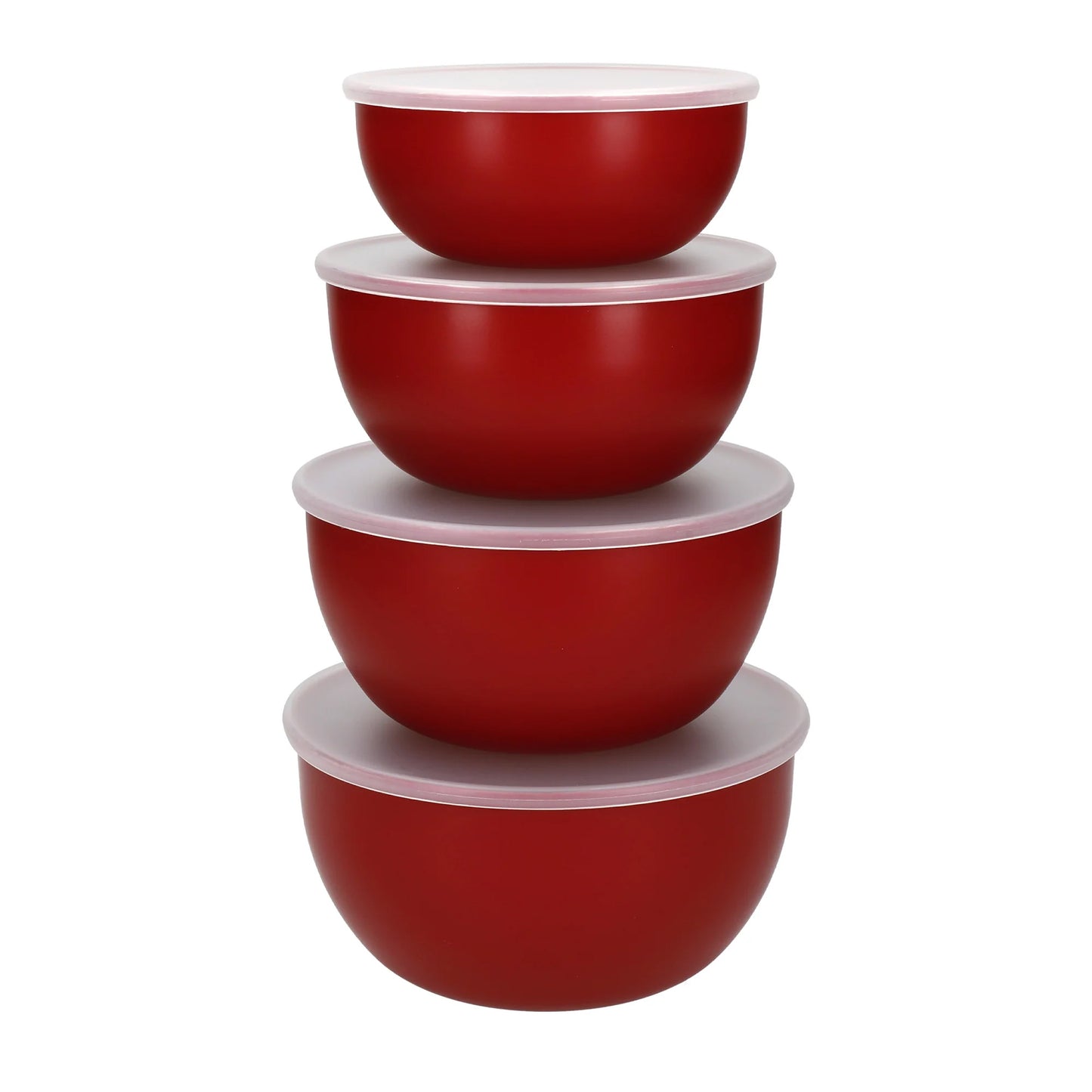 KitchenAid 4 Piece Universal Prep Bowl Set Empire Red