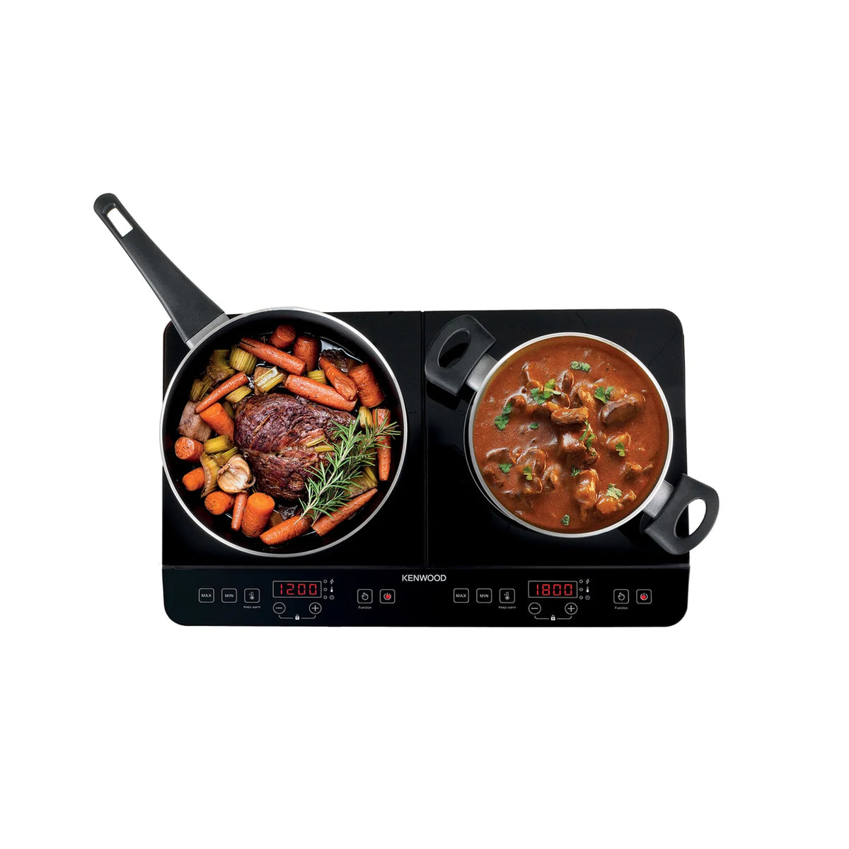 Kenwood Double Plate Induction Cooker Black