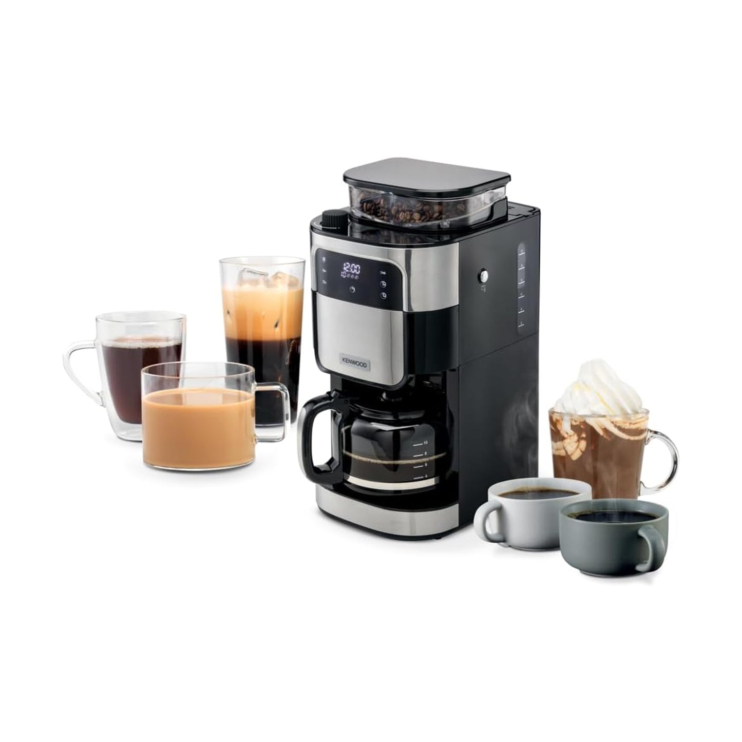 Kenwood Grind & Brew Drip Coffee Machine Black