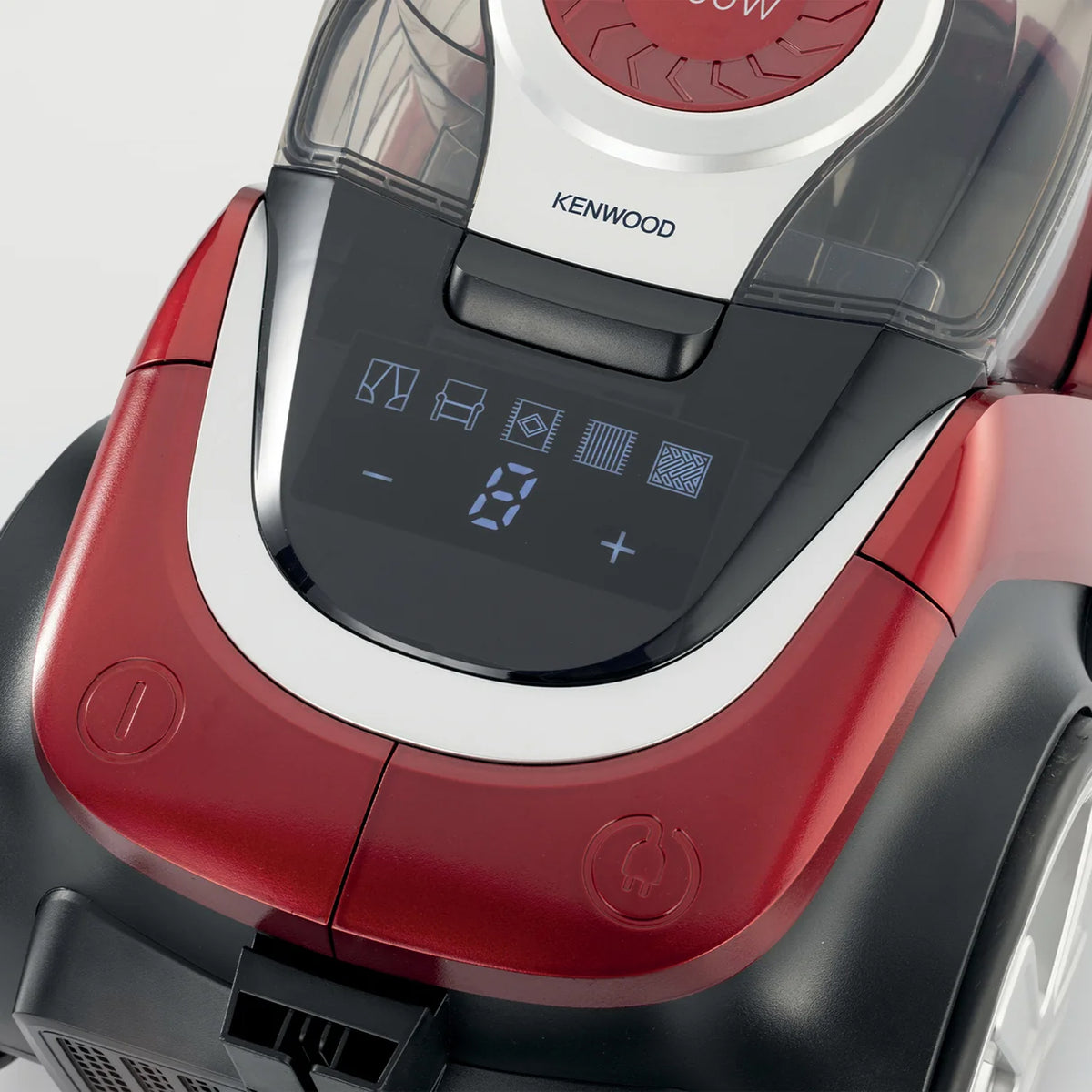 Kenwood 1800W Bagless Cyclonic Vacuum Cleaner Black & Red