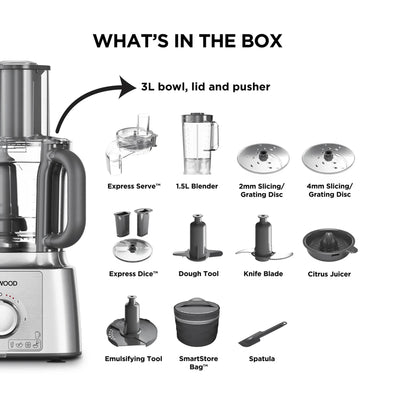 Kenwood MultiPro Express 3Lt Food Processor White