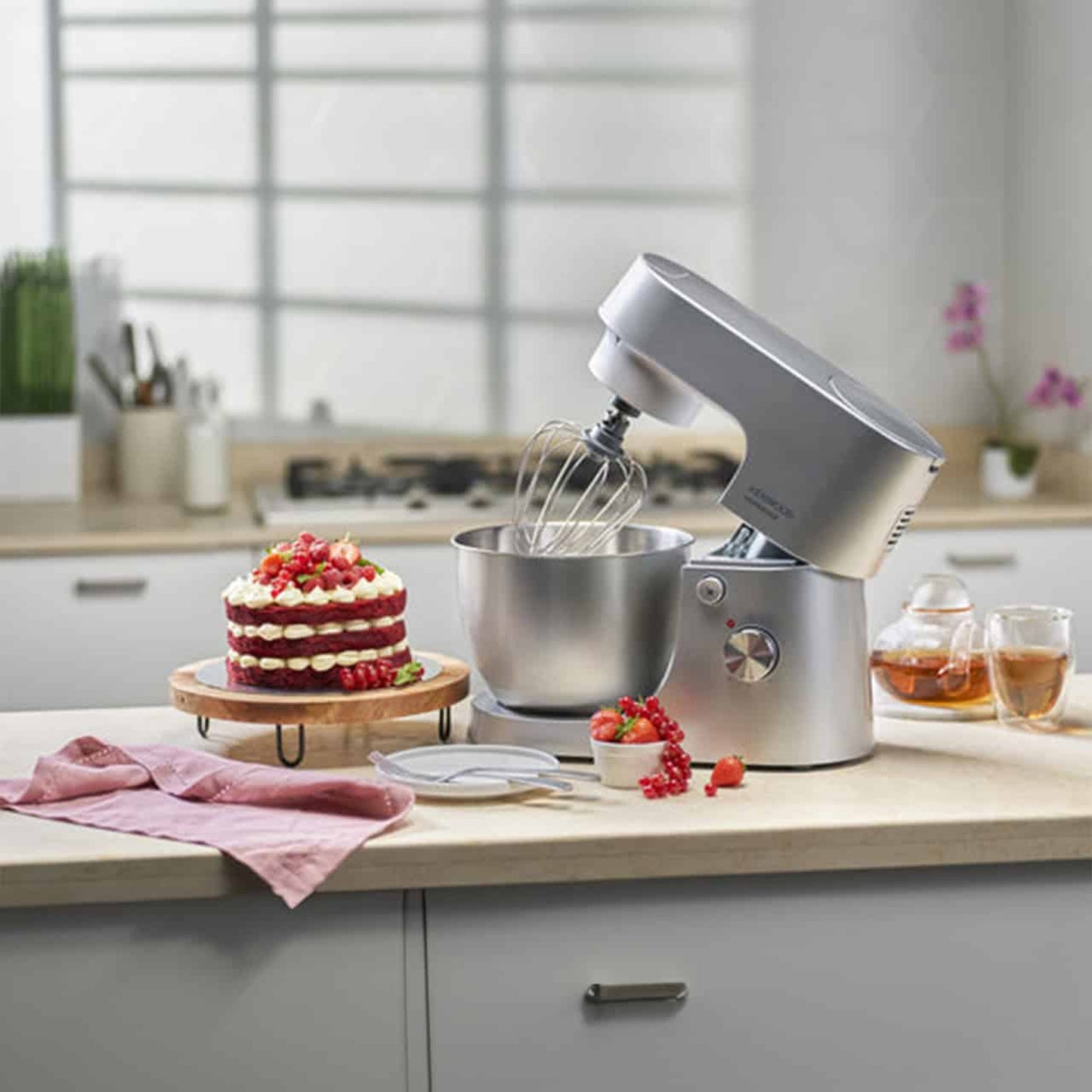 Kenwood Multipro Express Food Processor + 1000W HomeBake Stand Mixer with Blender Combo