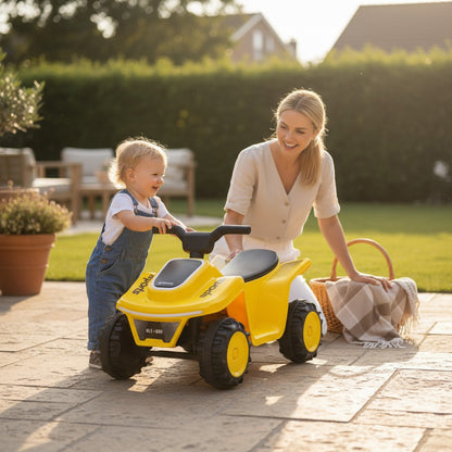 Kids Ride On Electric Bike Yellow
