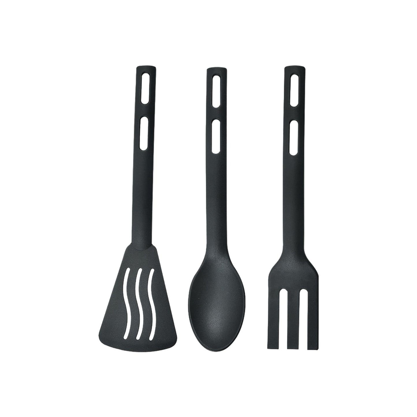 Hillhouse 3 Piece Kitchen Tool Set Black