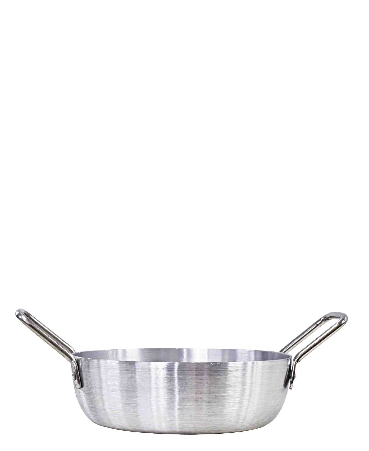 Kitchen Life 23cm Polished Karahi - Silver