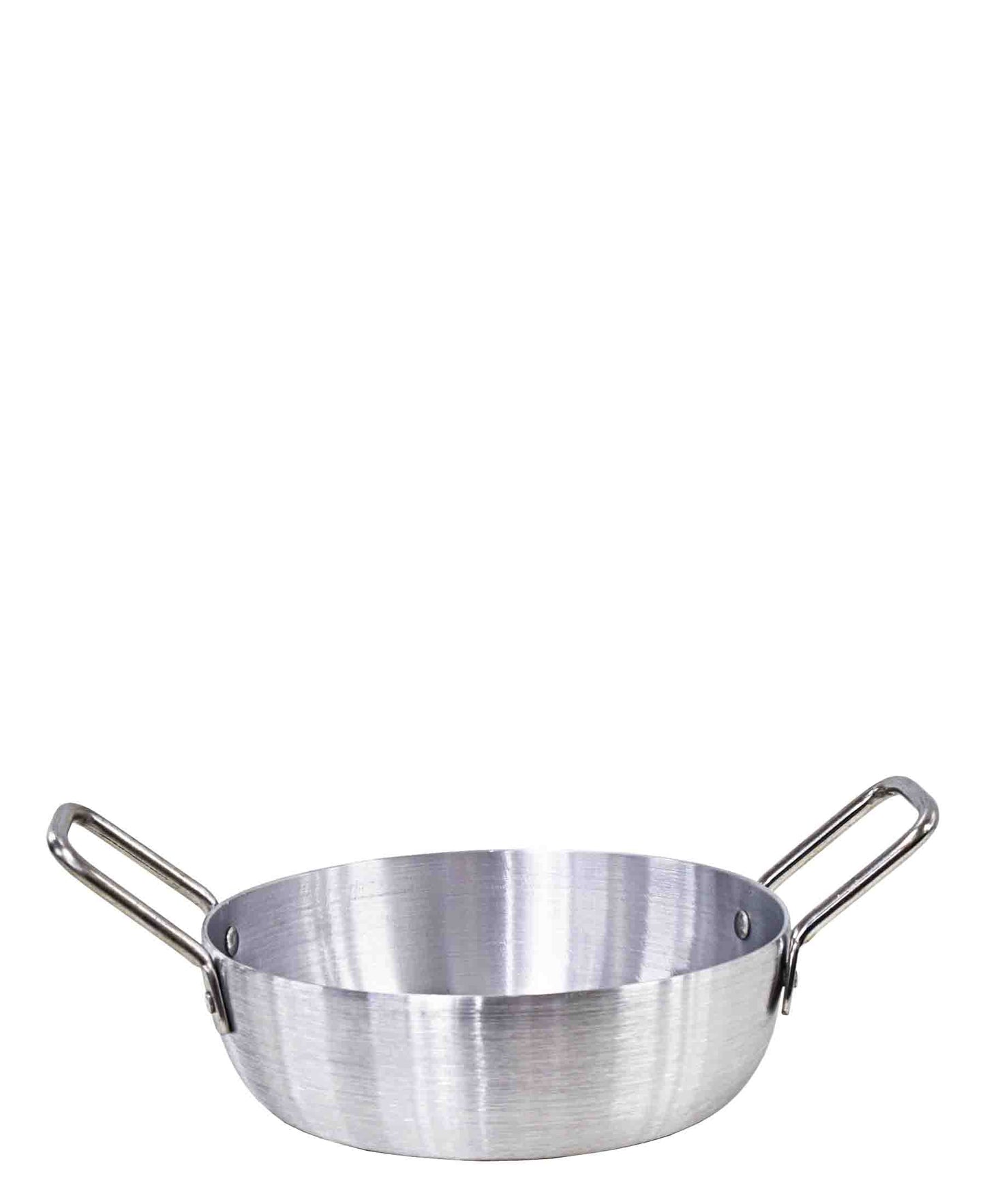 Kitchen Life 23cm Polished Karahi - Silver