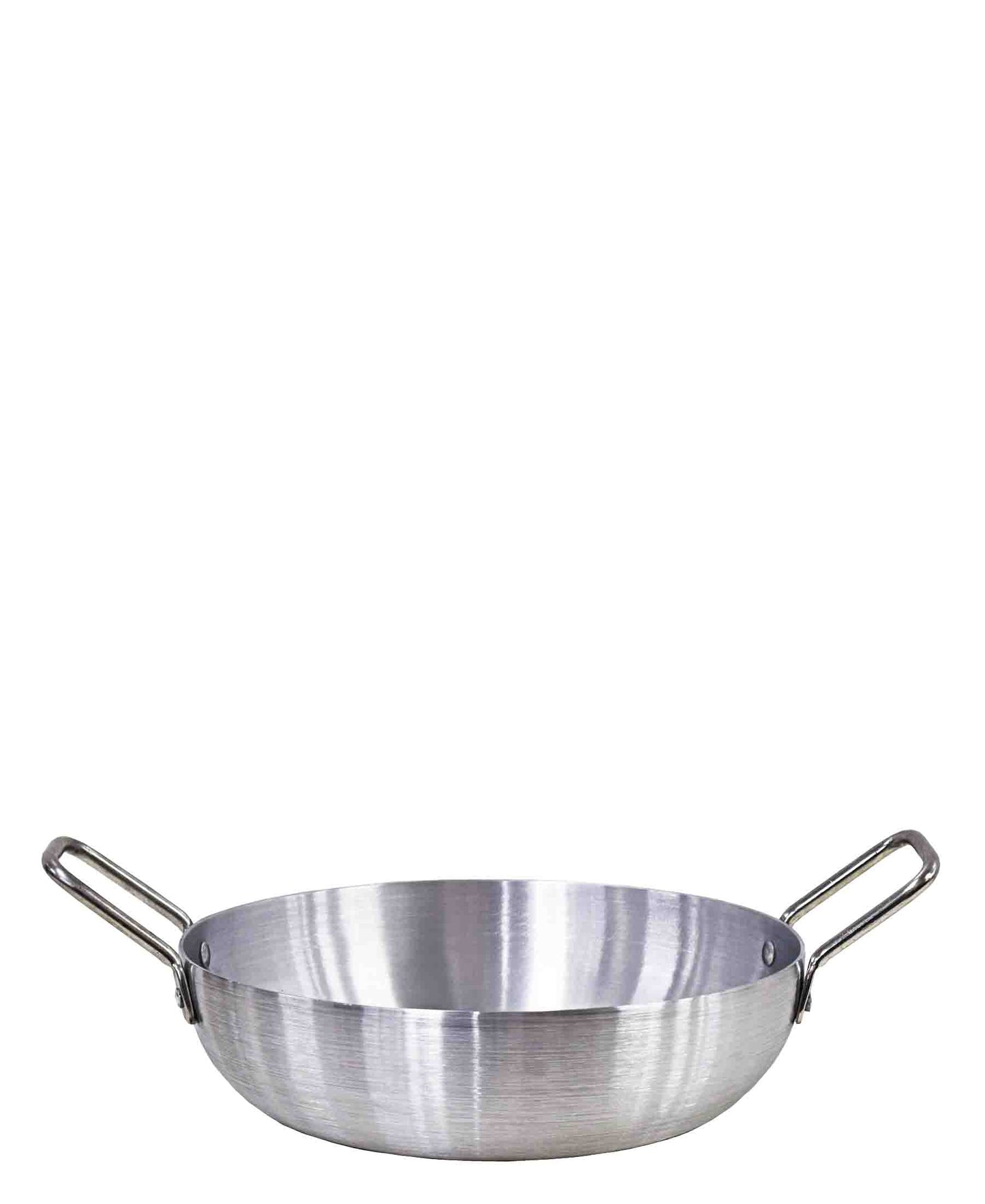 Kitchen Life 28cm Polished Karahi - Silver