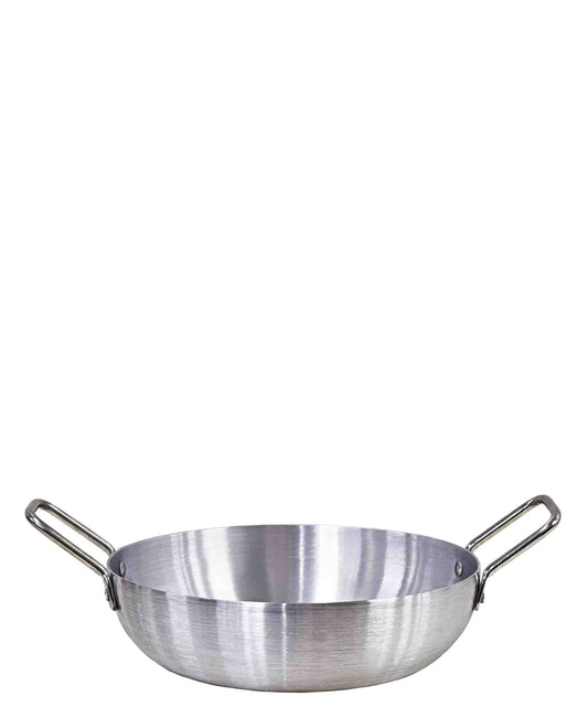 Kitchen Life 28cm Polished Karahi - Silver