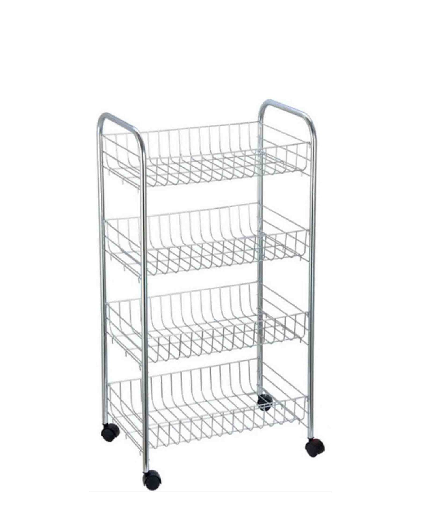 Kitchen Life 3 Tier Rectangular Vegetable Rack - Silver