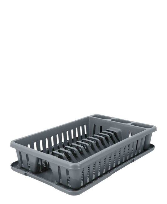 Kitchen Life Dish Drainer - Grey