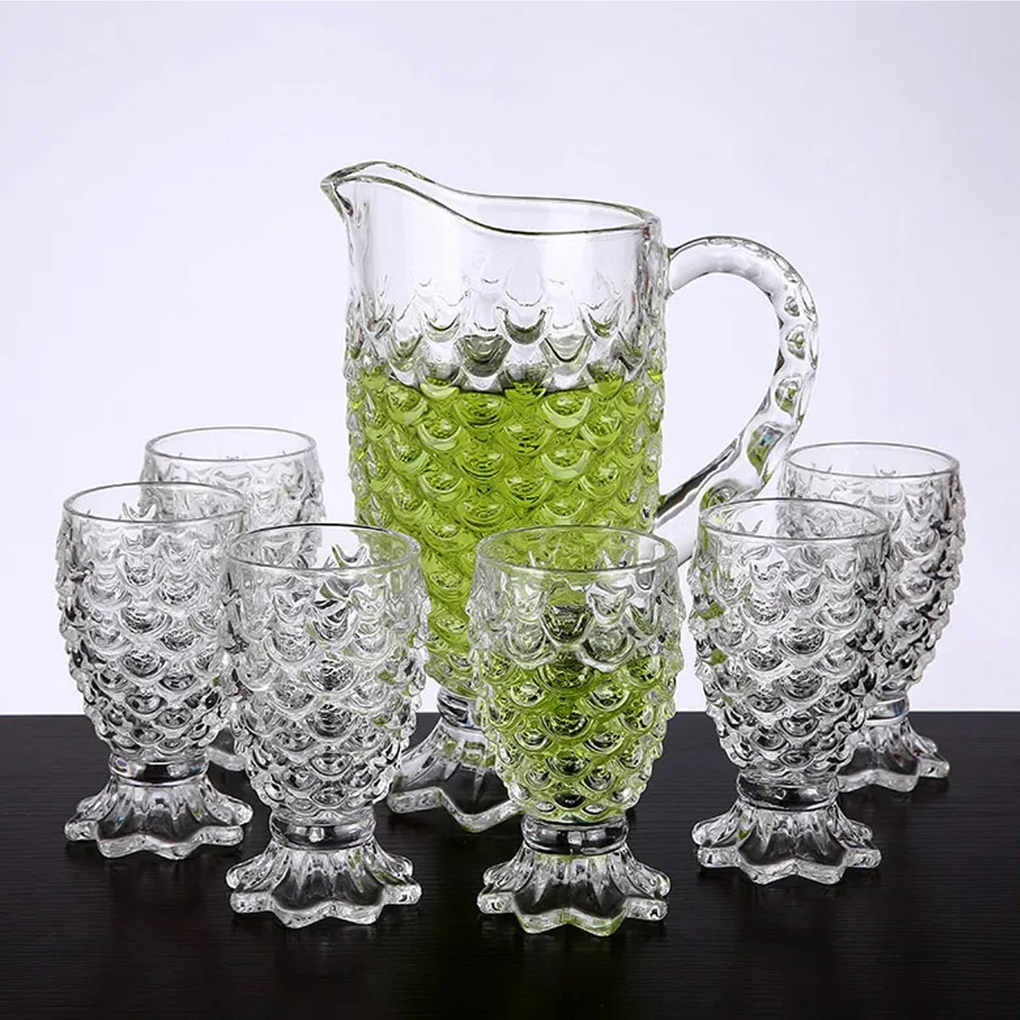 Kitchen Life 7 Piece Fish Lemon Set Clear
