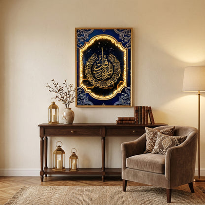 LED 50 x 90cm Surah An-Nas Frame Multicoloured