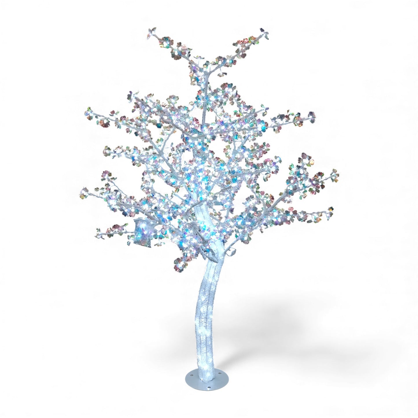 1.8m Tree with LED Lights White