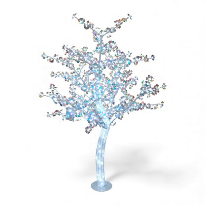 1.8m Tree with LED Lights White