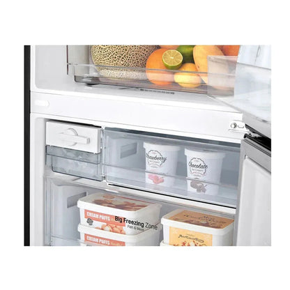 LG Inverter Linear Compressor Combi Fridge Freezer Black