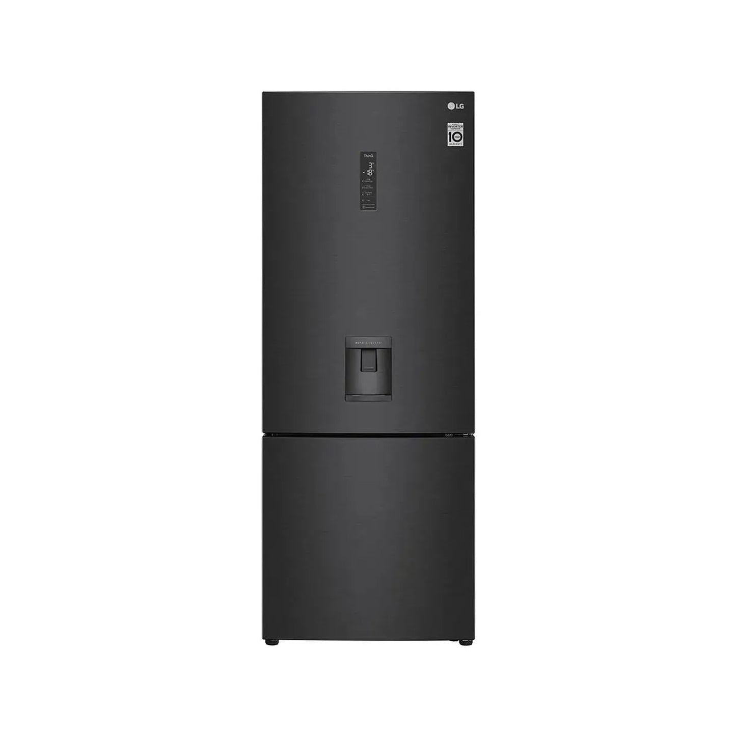 LG Inverter Linear Compressor Combi Fridge Freezer Black