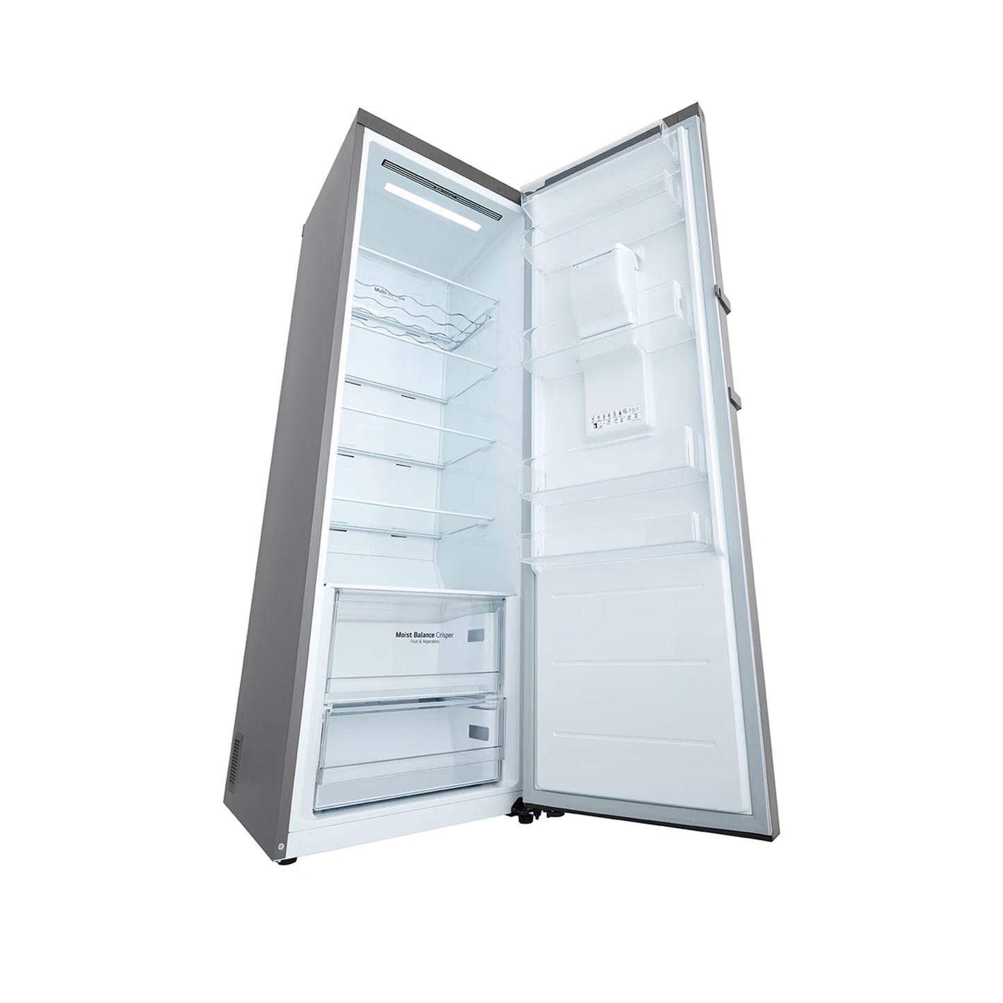 LG 377Lt Upright Fridge Silver