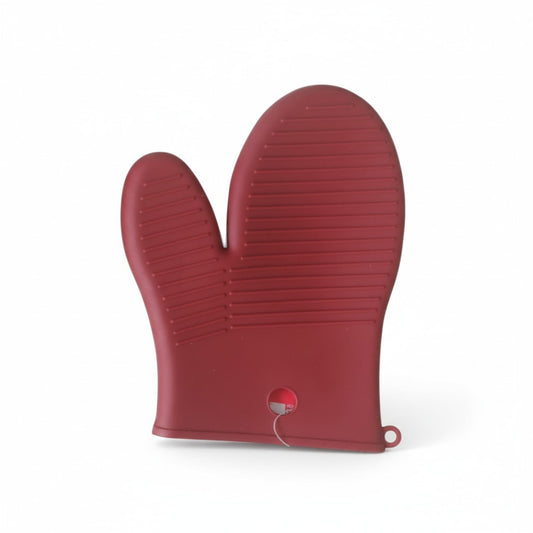 Silicone Oven Mitt Red