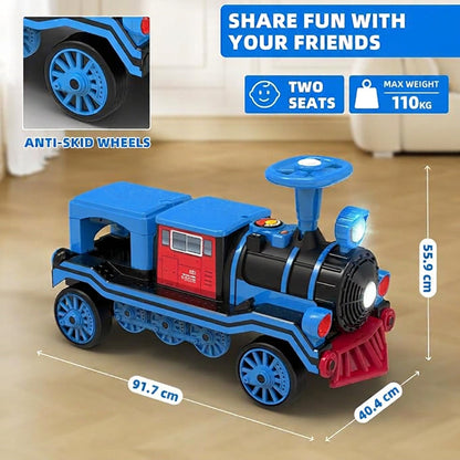 Miniature Motors 2 Seater Kids Electric Ride-On Train - LQ078