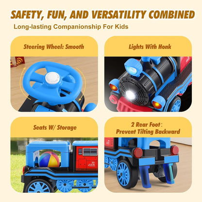 Miniature Motors 2 Seater Kids Electric Ride-On Train - LQ078