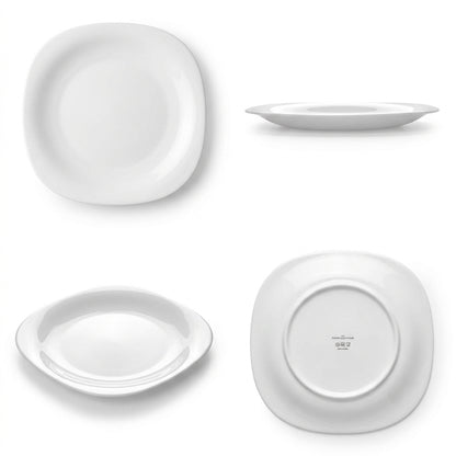 La Opala Quadra Platter White