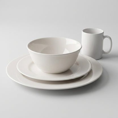 La Opala Sovrana 16 Piece Dinner Set White