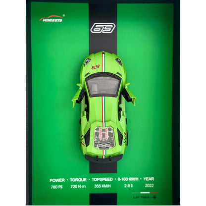 Die Cast Car Model Frame Green