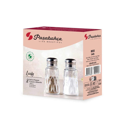 Pasabahce Leafy 100ml Salt & Pepper Set